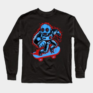 Robot skater Long Sleeve T-Shirt